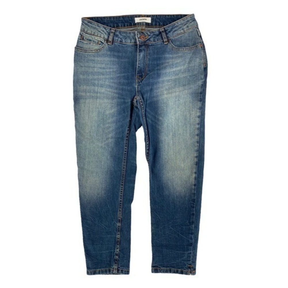 Pimkie Medium Wash Denim Crop Jean‎